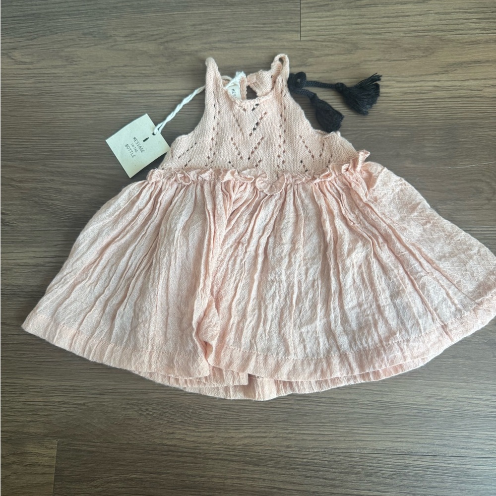 Message in a bottle Lillie new born dress size 01 months NWT